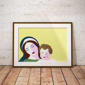Mother and Child illustration